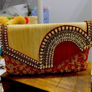 10”x5” Rhinestone Clutch Evening Bag